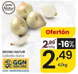 Eroski Natur - Cebolla Dulce