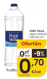 Font Vella - Agua Mineral Natural