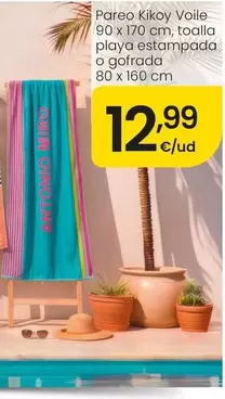 Pareo Kikoy Voile , Toalla Playa Estampada O Gofrada