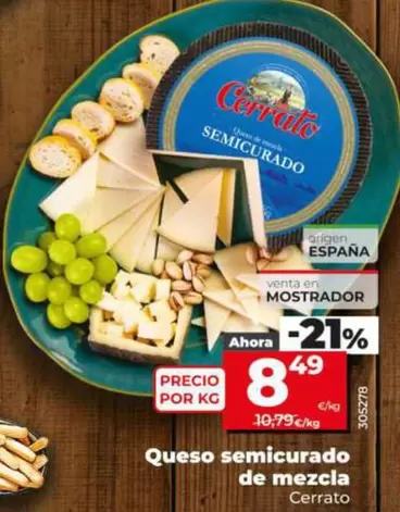 Cerrato - Queso Semicurado De Mezcla