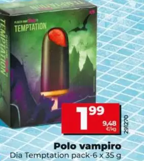 Dia Temptation - Polo Vampiro 