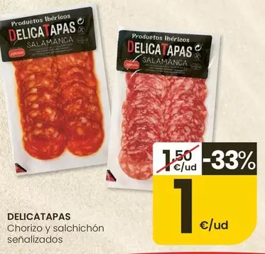 Delicatapas - Chorizo Y Salchichon Senalizados