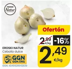 Eroski Natur - Cebolla Dulce