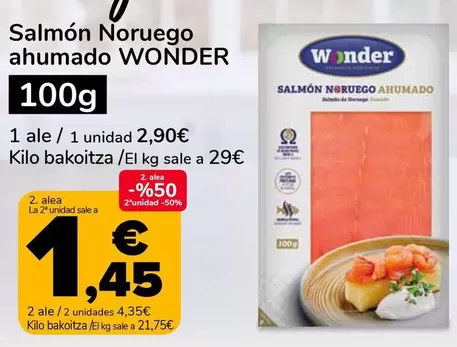 Wonders - Salmon Noruego Ahumado