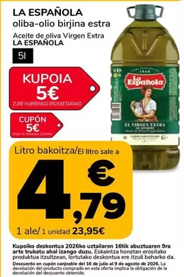 La Española - Oliba-olio Biirjina Estra