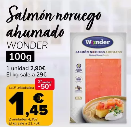 Wonders - Salmon Noruego Ahumado