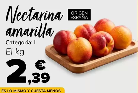 Nectarina Amarilla