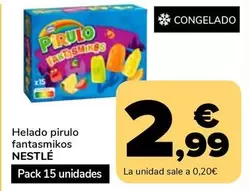 Nestlé - Helado Pirulo Fantasmikos