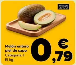 Melon Entero Piel De Sapo