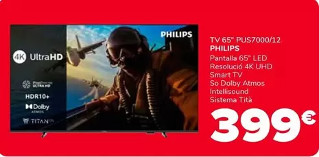 Philips - Tv 85" PUS7000/12