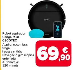 Cecotec - Robot Aspirador Conga M10