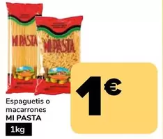 Mi Pasta - Espaguetis O Macarrones