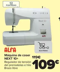 Alfa - Máquina De Coser Next 10+