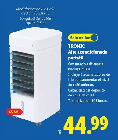 Tronic - Aire Acondicionado Portatil