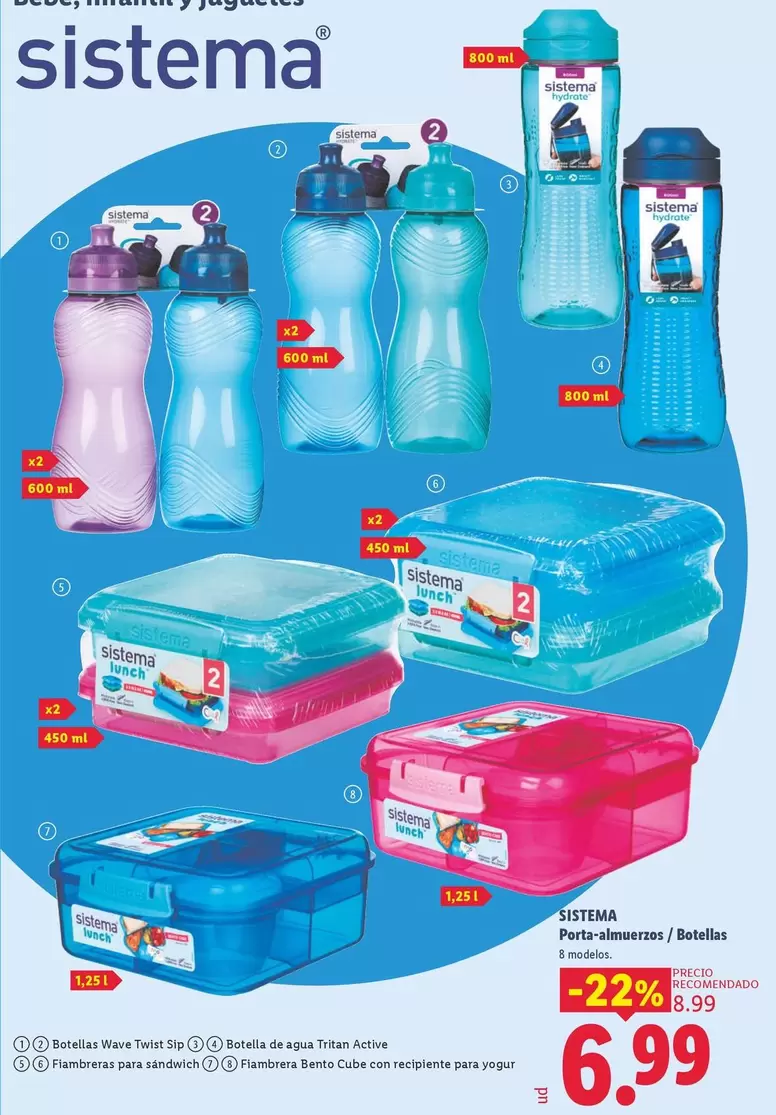 Sistema - Porta-Almuerzos/Botellas