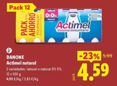Danone - Actimel Natural