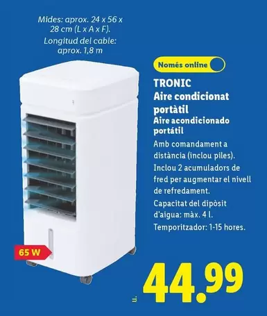 Tronic - Aire Acondicionado Portátil