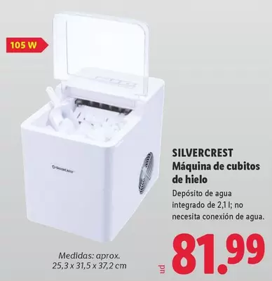 SilverCrest - Maquina De Cubitos De Hielo