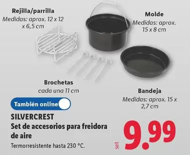 SilverCrest - Set De Accesorios Para Freidora De Aire