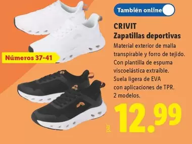 Crivit - Zapatillas Deportivas