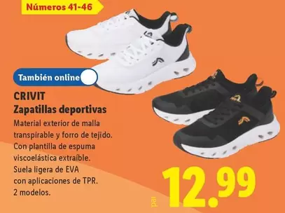 Crivit - Zapatillas Deportivas