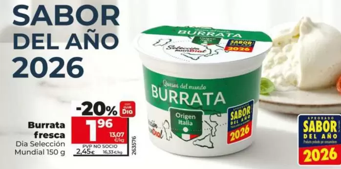 Dia Seleccion Mundial - Burrata Fresca