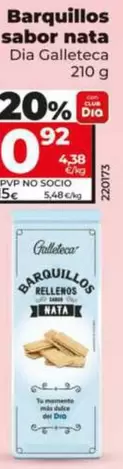Dia Galleteca - Barquillos Sabor Nata