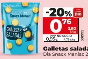 Dia Snack Maniac - Galletas Saladas