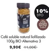 Alternativa 3 - Cafe Soluble Natural Liofilizado Bio