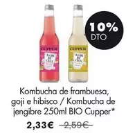 Cupper - Kombucha De Frambuesa, Goji E Hibisco Bio