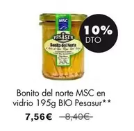 Pesasur - Bonito Del Norte MSC En Vidrio BIO