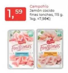 Campofrío - Jamon Cocido Finas Lonchas