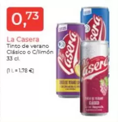 La Casera - Tinto De Verano Clásico O C/ Limón