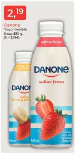 Danone - Yogur Bebible Fresa
