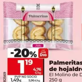 El Molino De Dia - Palmeritas De Hojaldre
