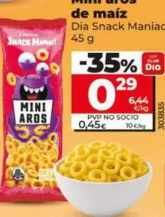 Dia Snack Maniac - Mini Aros De Maíz