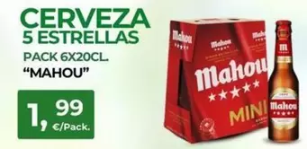 Mahou - Cerveza 5 Estrellas