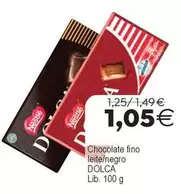 Dolca - Chocolate Fino Leite/ Negro