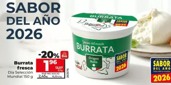 Dia Seleccion Mundial - Burrata Fresca