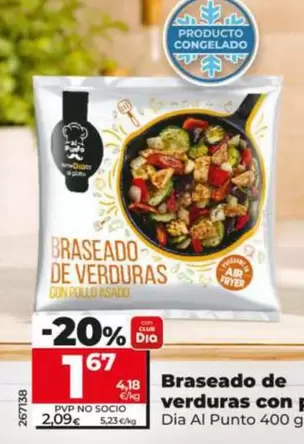 Dia Al Punto - Braseado De Verduras Con Pollo Asado