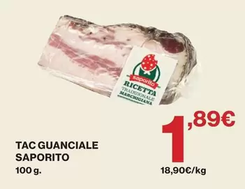 Tradizionale - Taca Guanciale Saporito