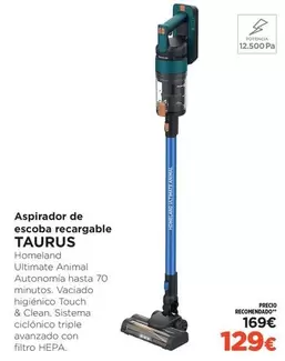 Taurus - Aspirador De Escoba Recargable
