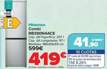 Hisense - Combi RB390N4ACE