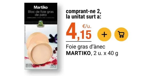 Martiko - Foie Gras D'anec