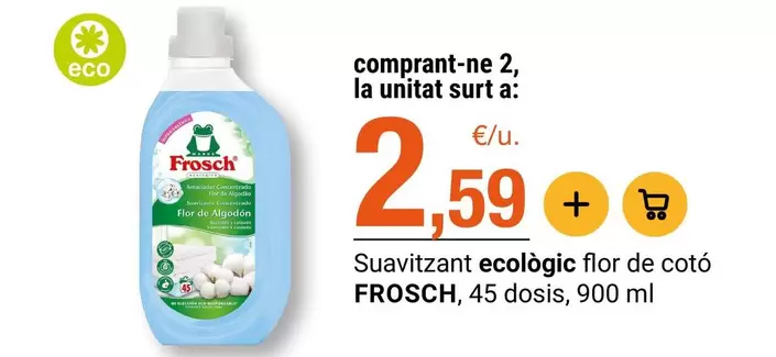 frosch - Suavitzant Ecològic Flor De Coto