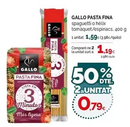 Gallo - Pasta Fina Spaguetti O Helix Tomaquet