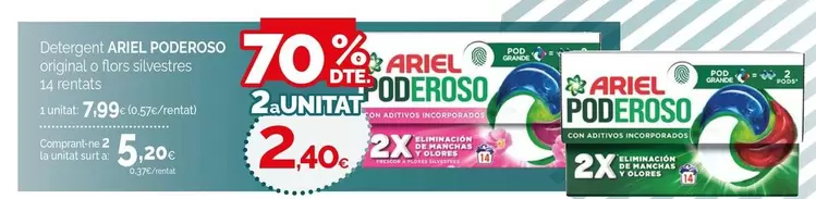 Ariel - Detergente Poderoso