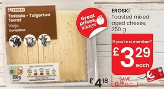 Eroski - Tostado Mixed Aged Cheese