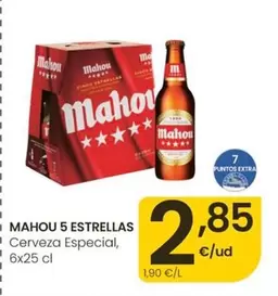 Mahou - 5 Estrellas Cerveza Especial