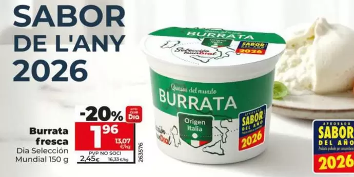 Dia Seleccion Mundial - Burrata Fresca